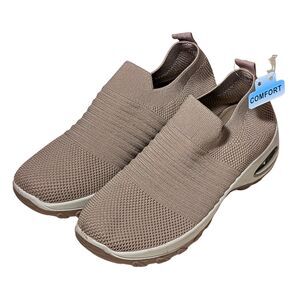 SIP SPORT Women’s Slip-On Knit Shoes – Size 7 – All-Day Comfort!